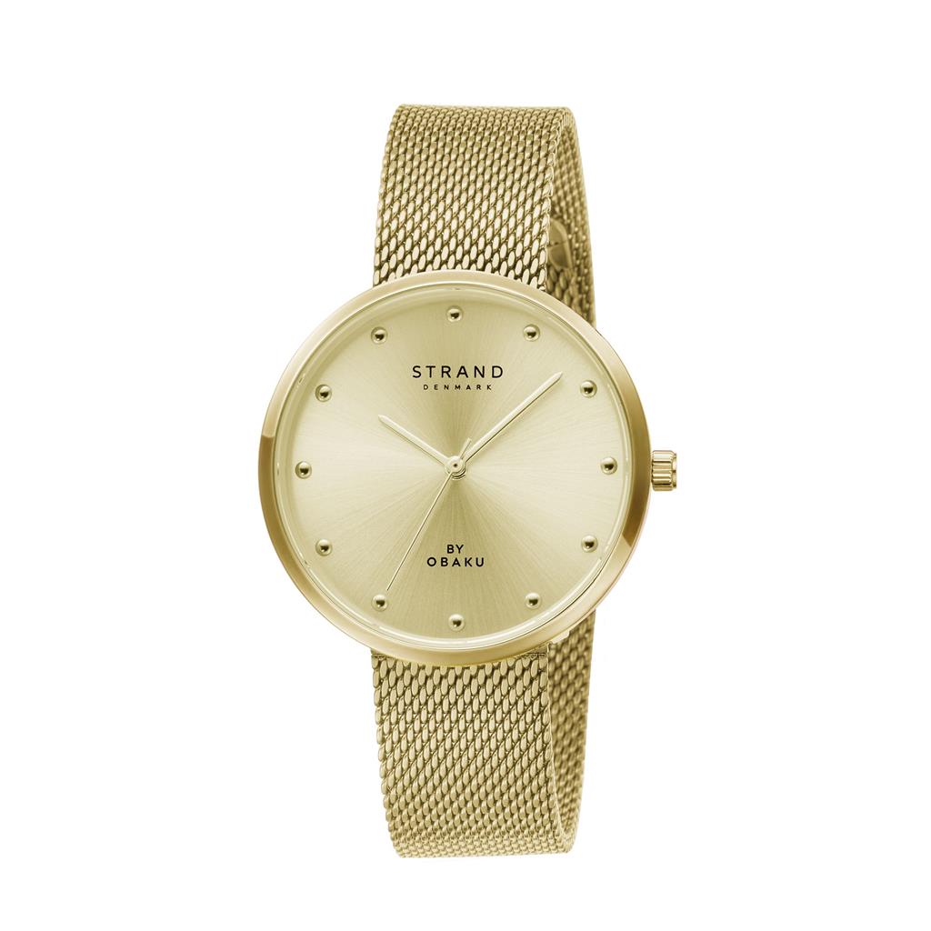 Calista Gold Watch by Obaku