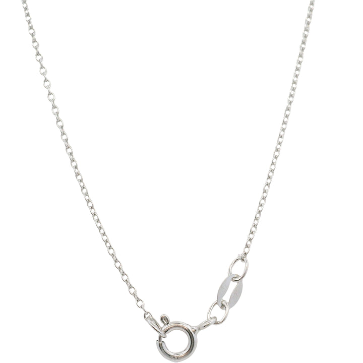 Sterling Silver Diamond Hummingbird Pendant Necklace - 0.03 Carat Total Weight