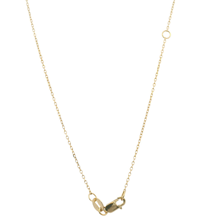 14K Yellow Gold 1.28CTW Multi-Color Sapphire & Diamond Geometric Pendant Necklace