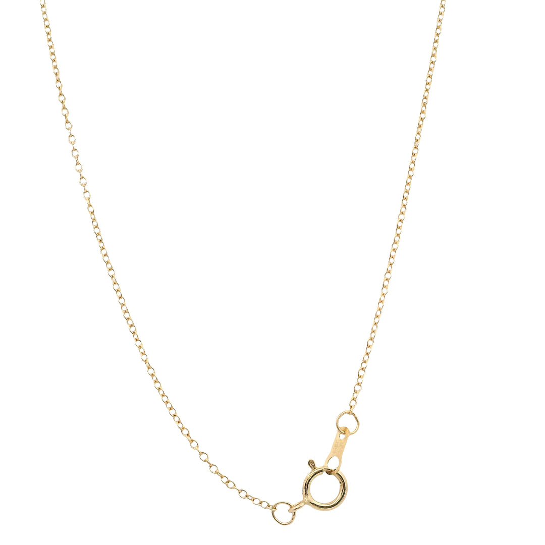 18K Yellow Gold 12.87CTW Oval Citrine Solitaire Necklace