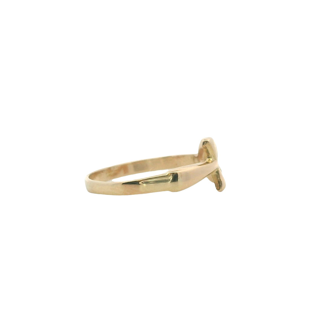 Estate 18K Yellow Gold Ankh Ring