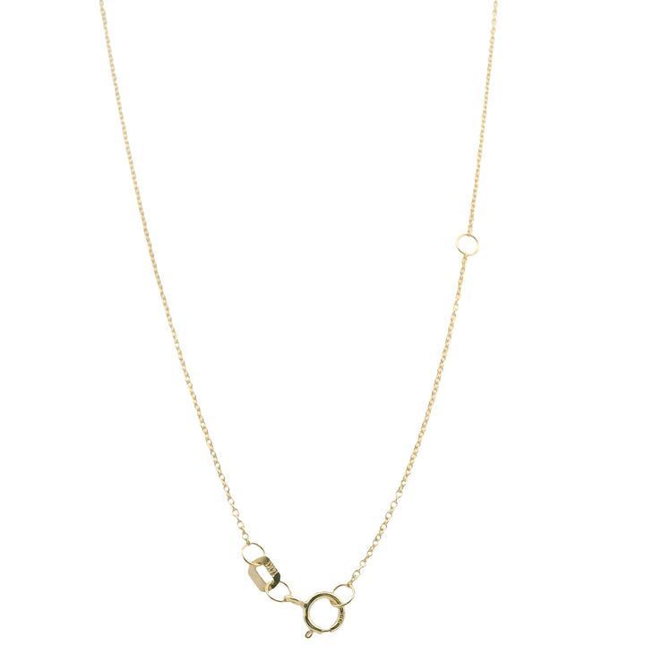 14K Yellow Gold Adjustable 16/18" Cable Chain Necklace - 0.5mm