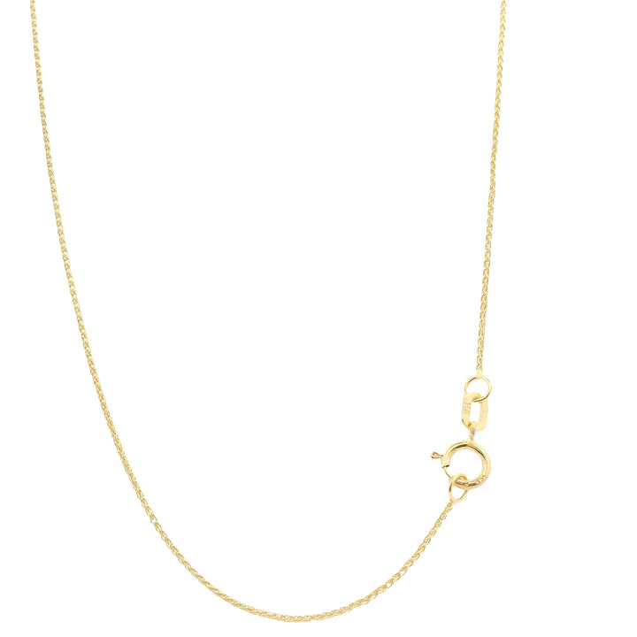 14K Yellow Gold Cable Chain Necklace - 0.80mm