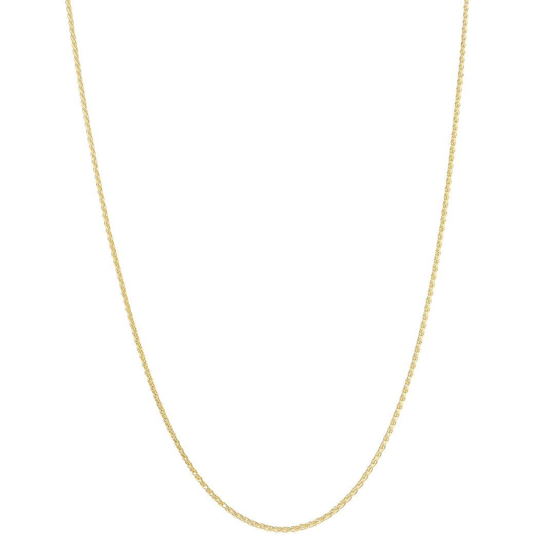 14K Yellow Gold Cable Chain Necklace - 0.80mm