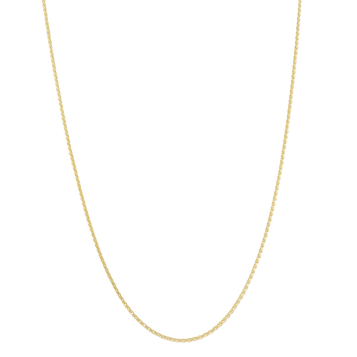 14K Yellow Gold Cable Chain Necklace - 0.80mm