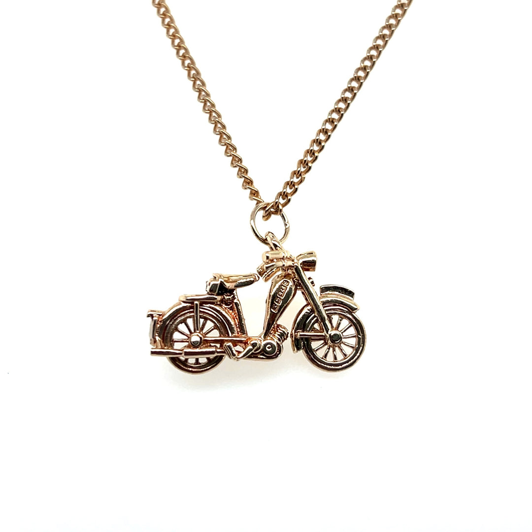 Estate 14KT Yellow Gold Motorcycle Charm, ca. 1970's