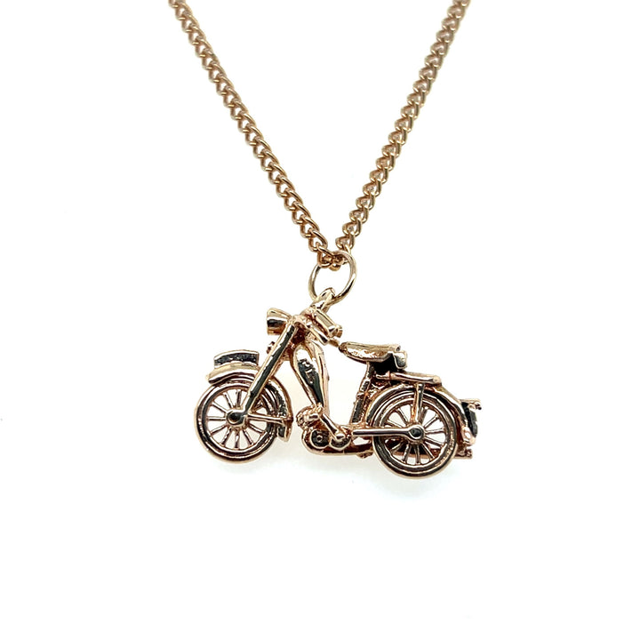 Estate 14KT Yellow Gold Motorcycle Charm, ca. 1970's