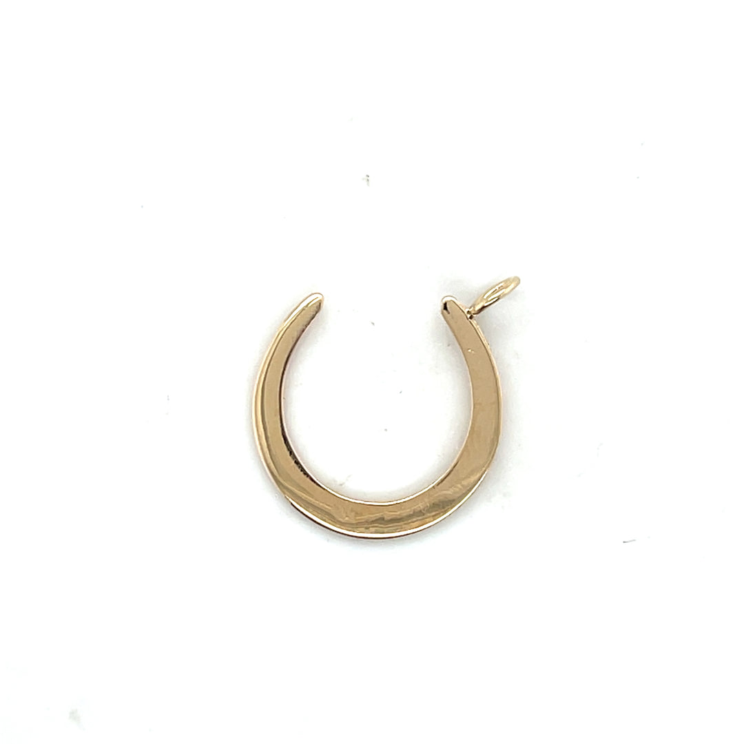 Estate 14K Yellow Gold Antique Horseshoe Pendant