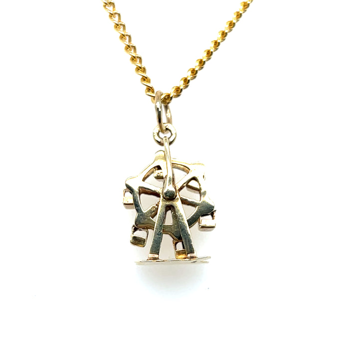 Estate 14KT Yellow Gold Moveable Ferris Wheel Pendant/Charm, ca. 1960’s