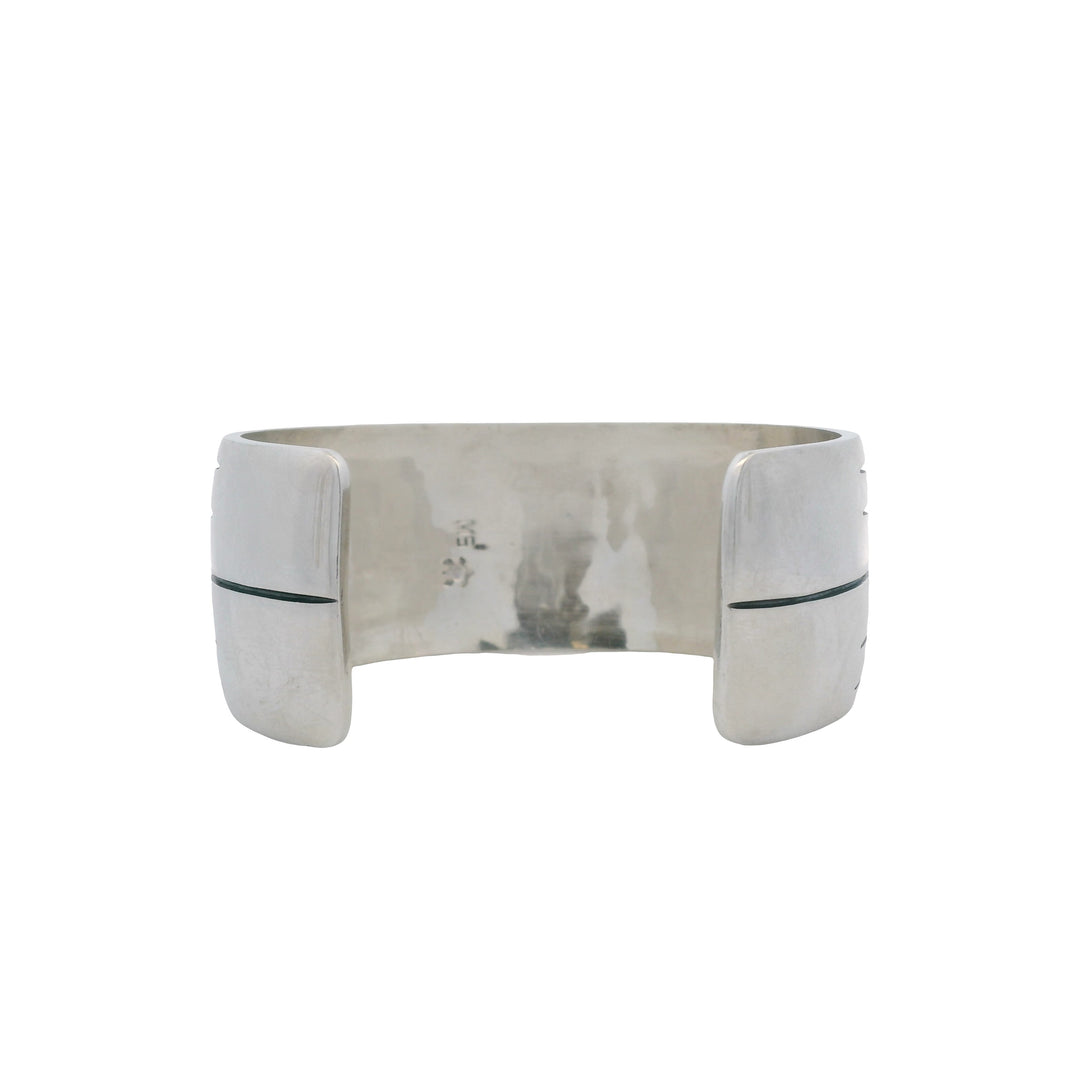 Estate Sterling Silver Kokopelli Cuff Bracelet