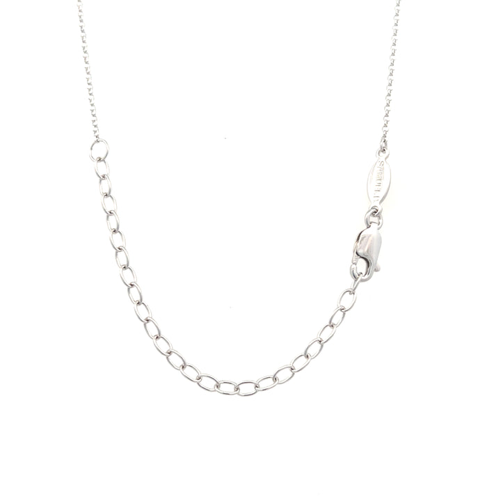 Sterling Silver Multi-Shape Black Spinel Necklace by Samuel B.