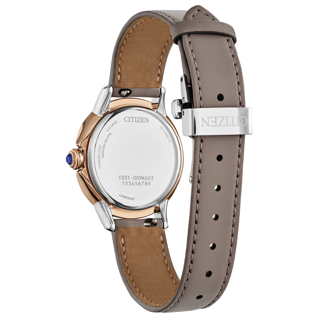 Two Tone Stainless Steel Eco Drive Ceci Watch by Citizen