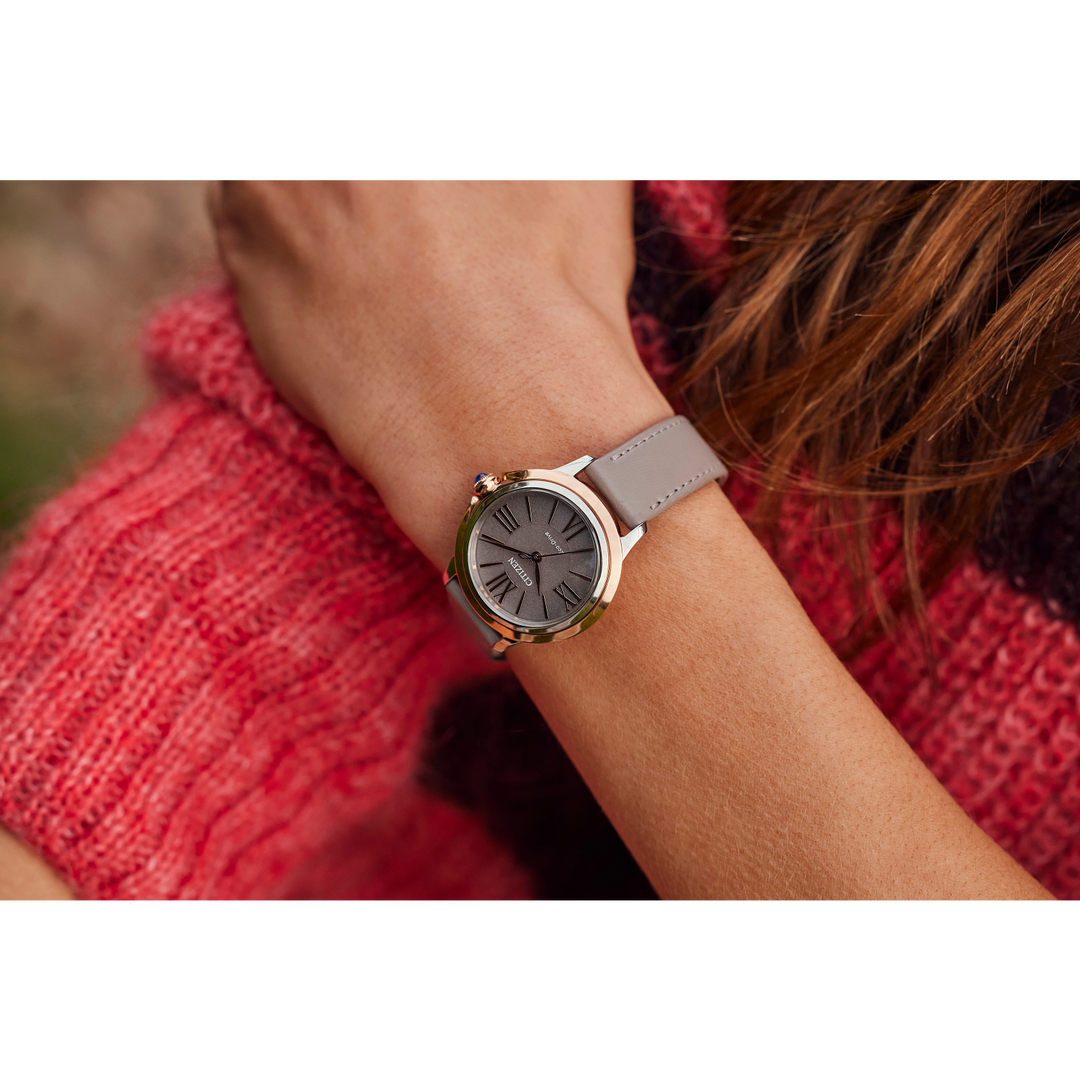 Two Tone Stainless Steel Eco Drive Ceci Watch by Citizen