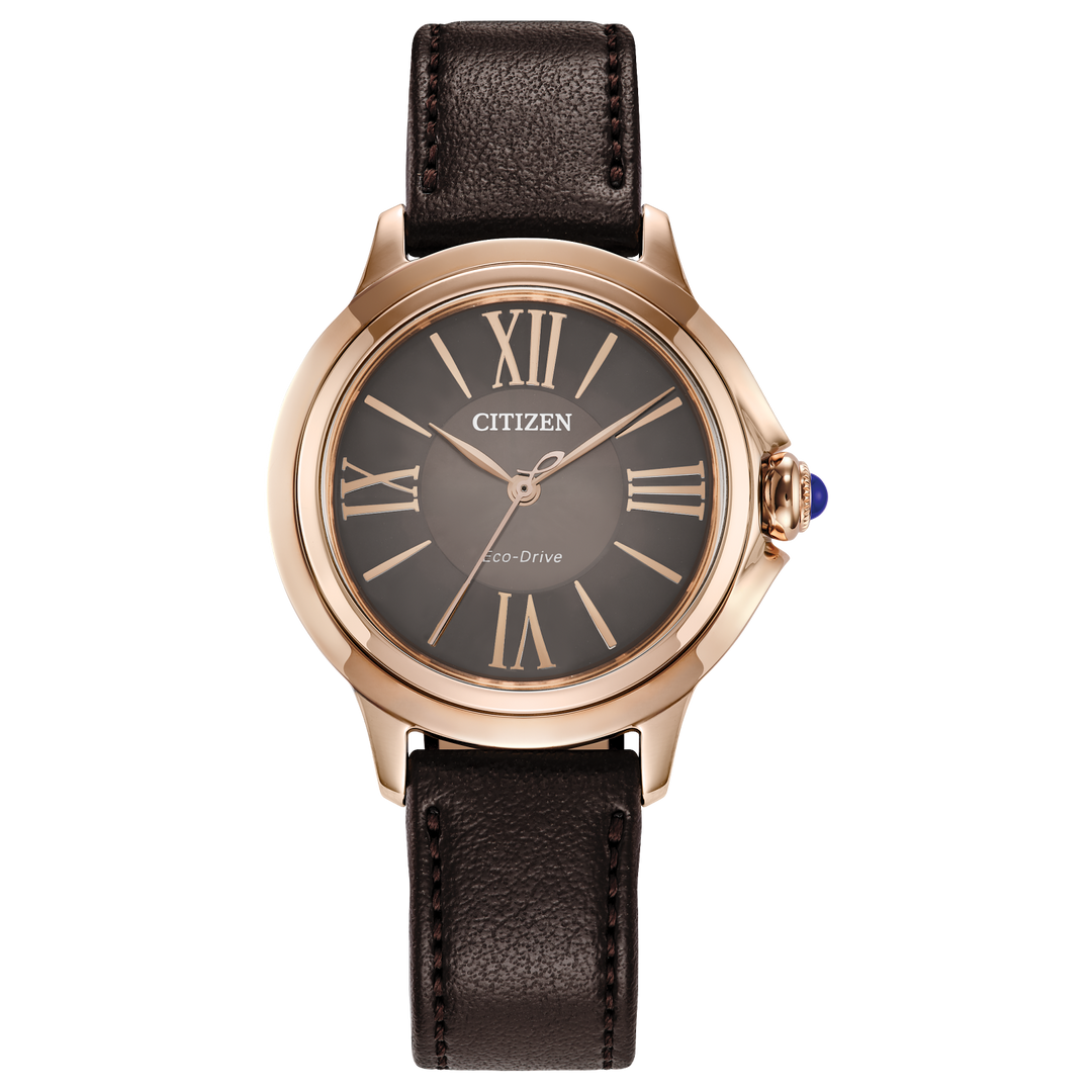 Rose Gold Tone Stainless Steel Eco Drive Ceci Watch by Citizen