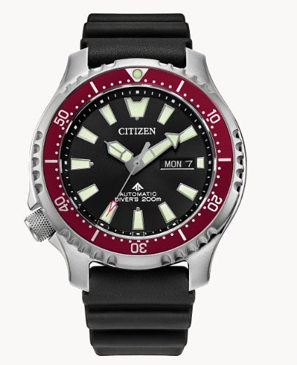 Red Bezel Promaster Dive Automatic Men's Watch by Citizen