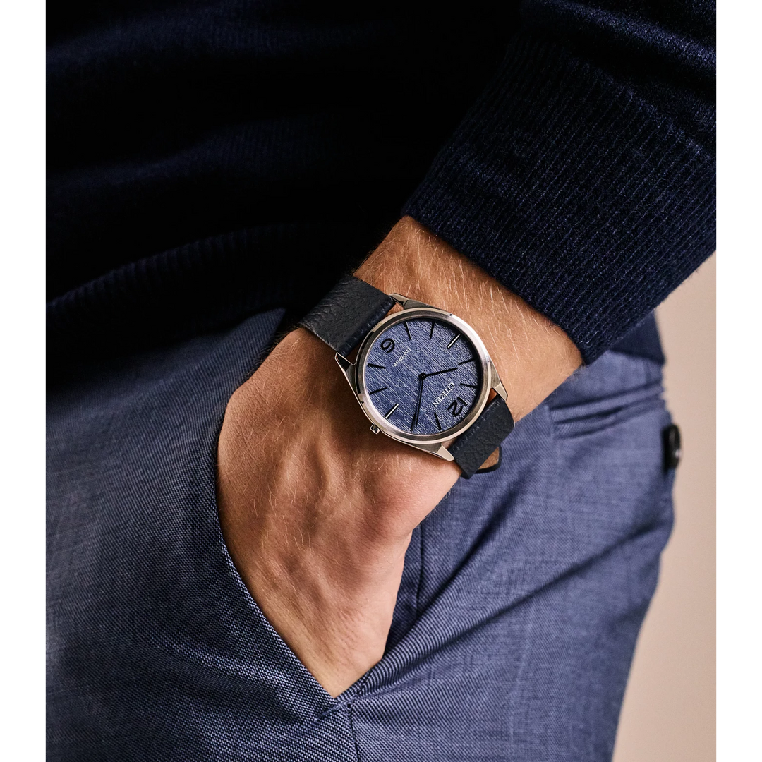 Stainless Steel Eco Drive Blue Dial Suratto Watch by Citizen