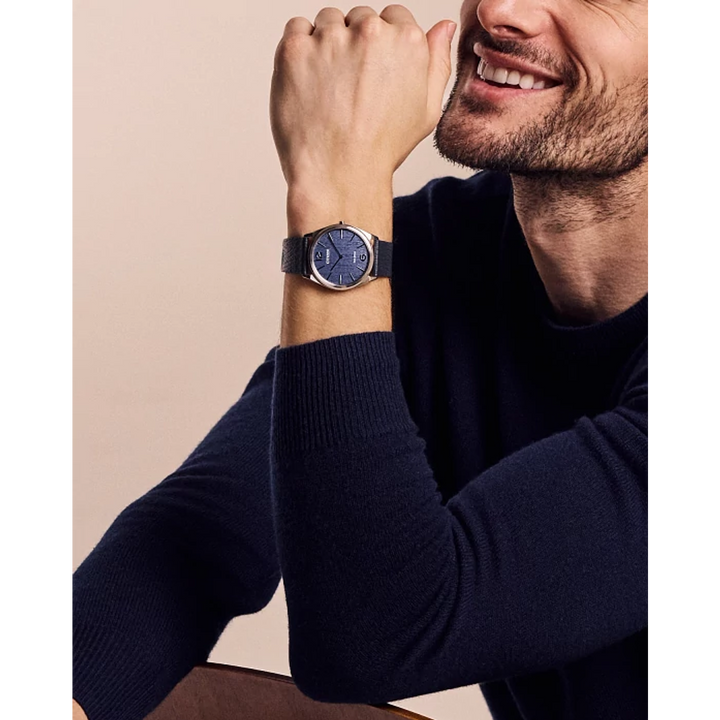 Stainless Steel Eco Drive Blue Dial Suratto Watch by Citizen