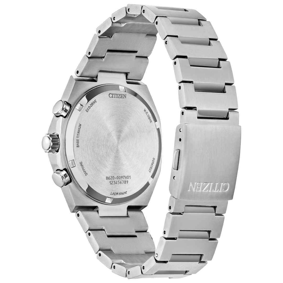 Titanium Eco Drive Salmon Zenshin Chrono Watch by Citizen – Nelson
