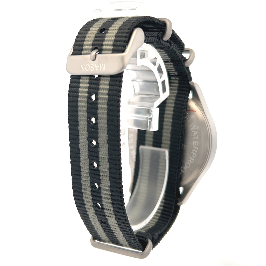 Stainless Steel Men's Quartz Watch by Mason