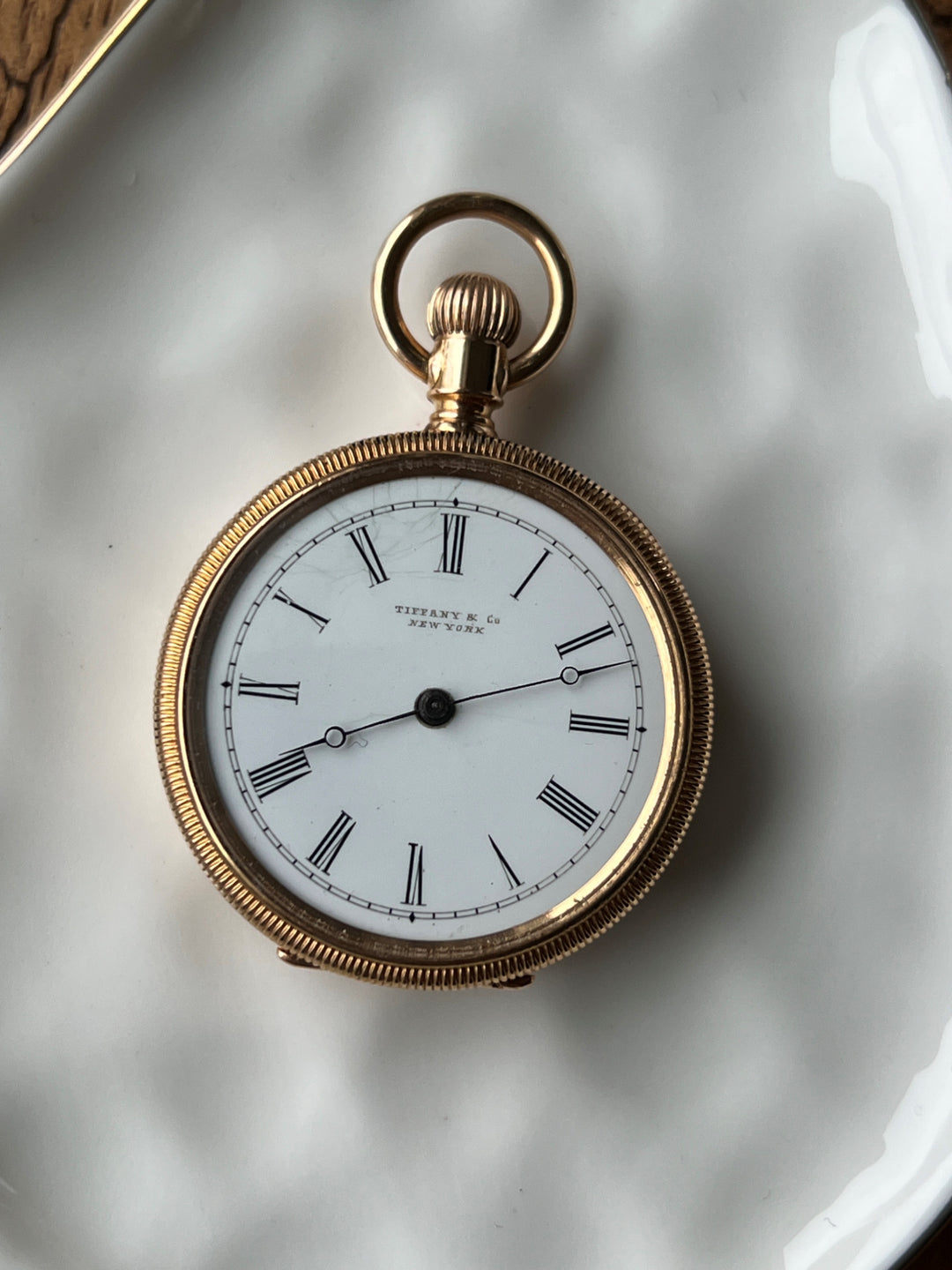 Estate 18K Yellow Gold Tiffany & Co. Pocket Watch