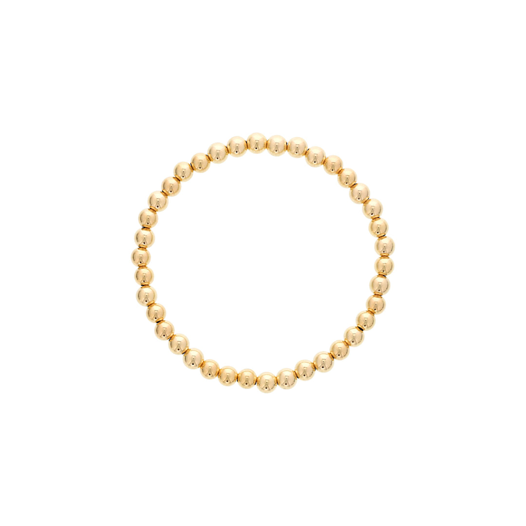 Dee Berkley Gold-Filled Beaded Stretch Bracelet