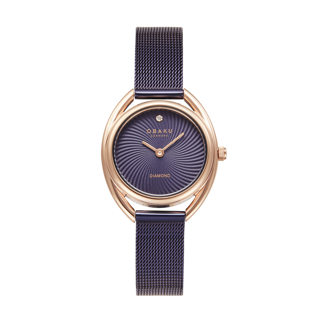 Stainless Steel Ild Ash Watch by Obaku