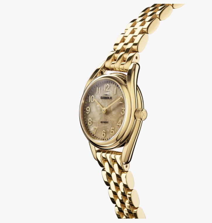 Shinola Derby 30mm Petoskey Gold-Tone Women's Watch