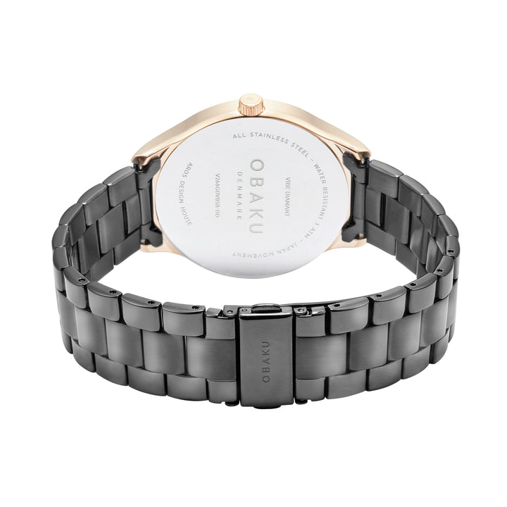 Vibe Diamant Ink Men's Watch by Obaku