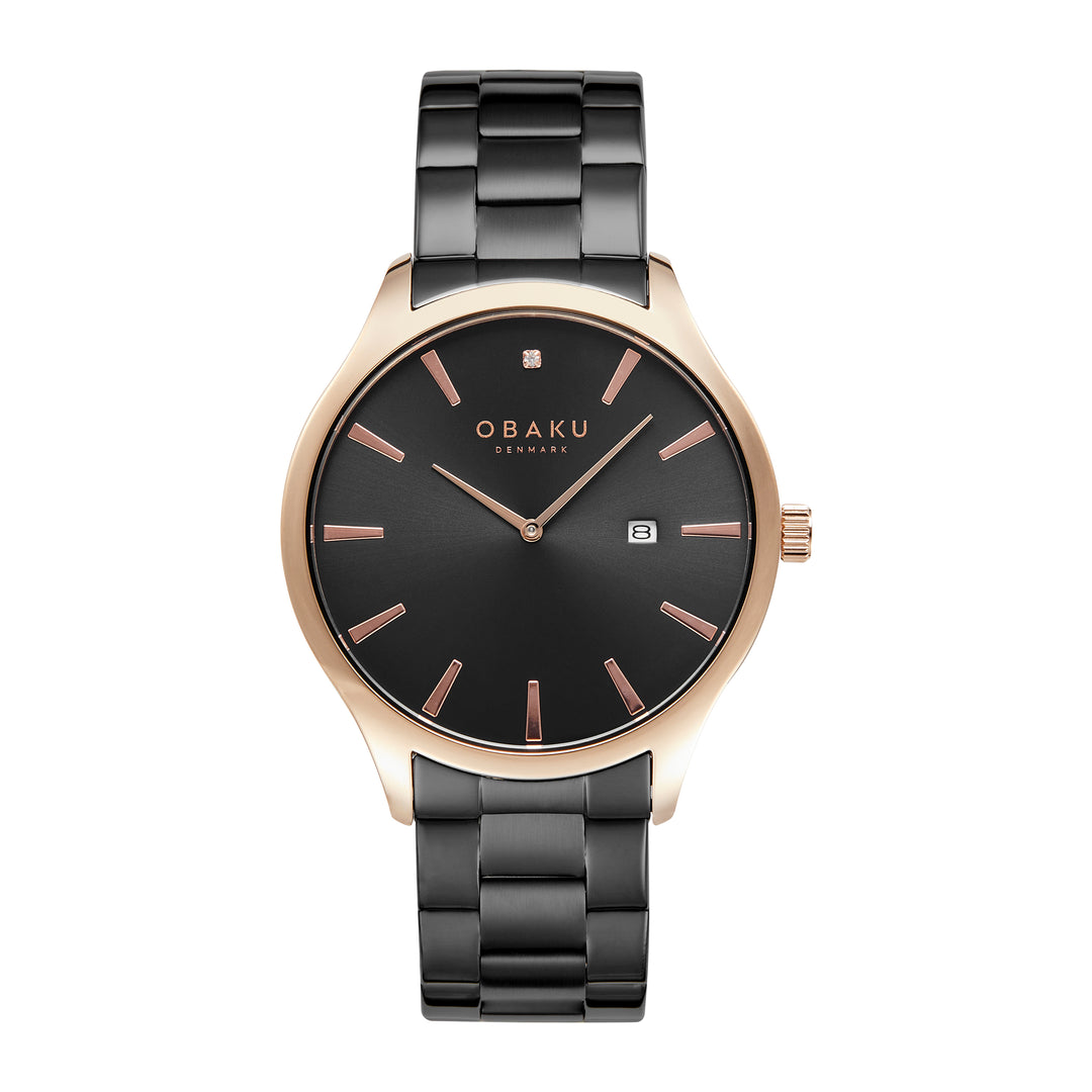 Vibe Diamant Ink Men's Watch by Obaku