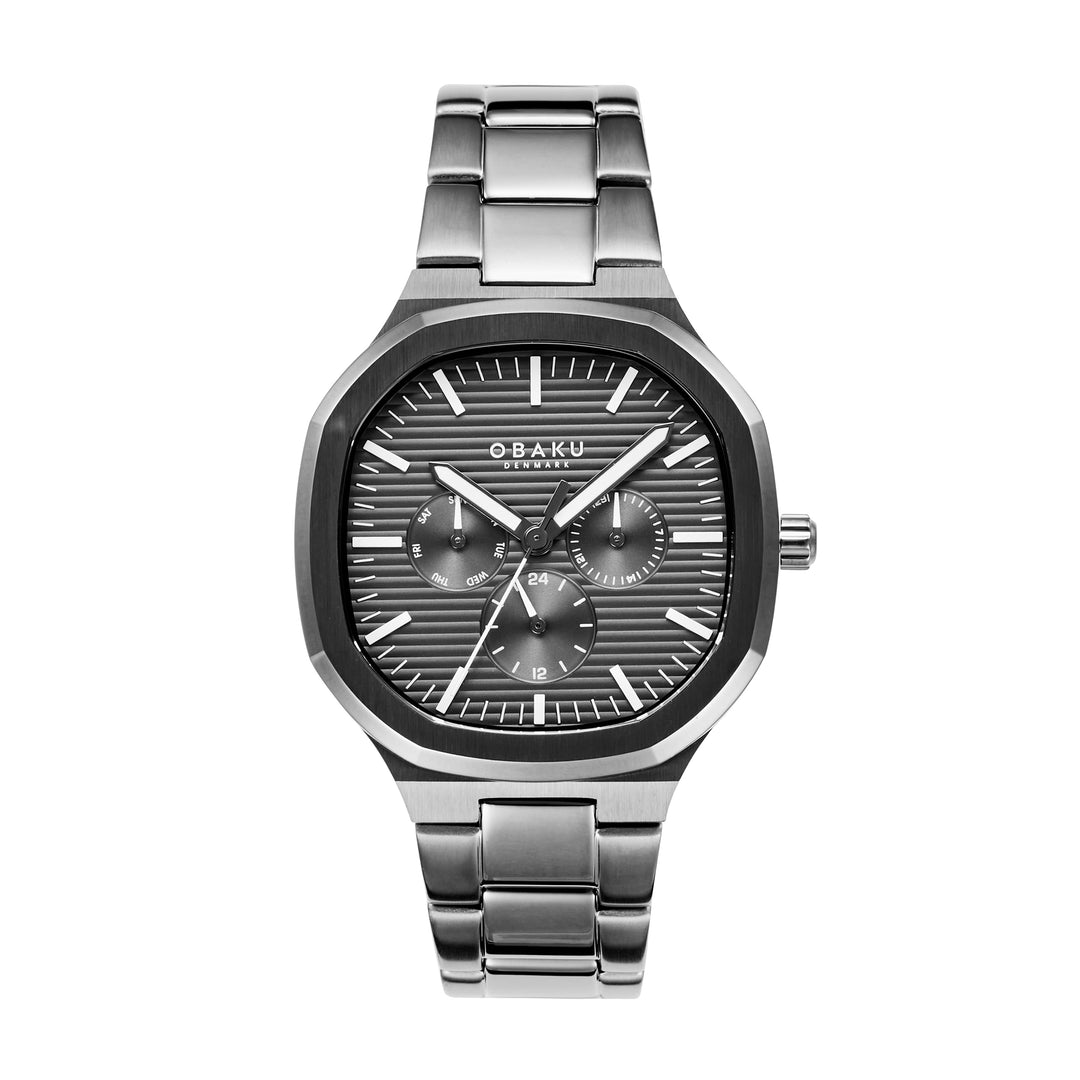 Stainless Steel Ild Ash Watch by Obaku
