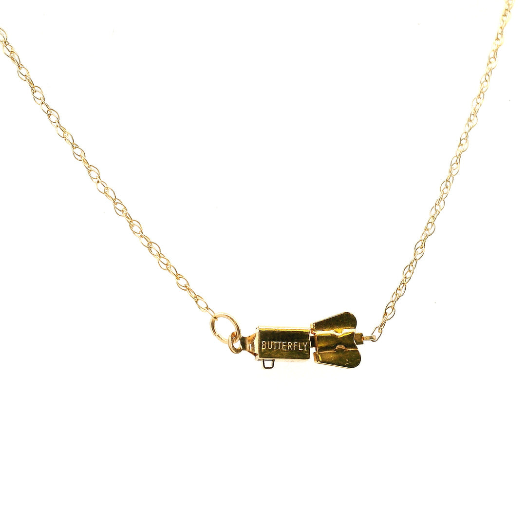 Estate Sapphire and Diamond Pendant