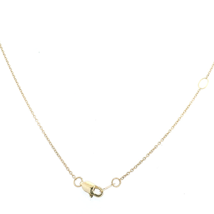 Estate 10K Yellow Gold 1.1MM Cable Chain Necklace