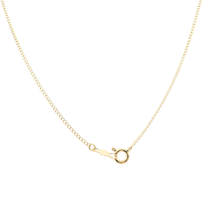 Estate 14K Yellow Gold 19" Cable Chain Necklace
