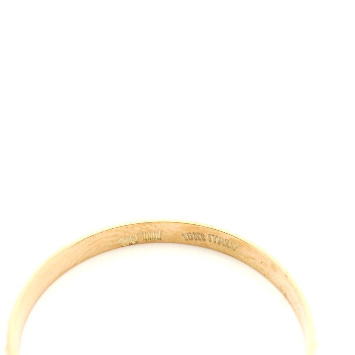 Estate 18K Yellow Gold Starburst Pattern Band Ring
