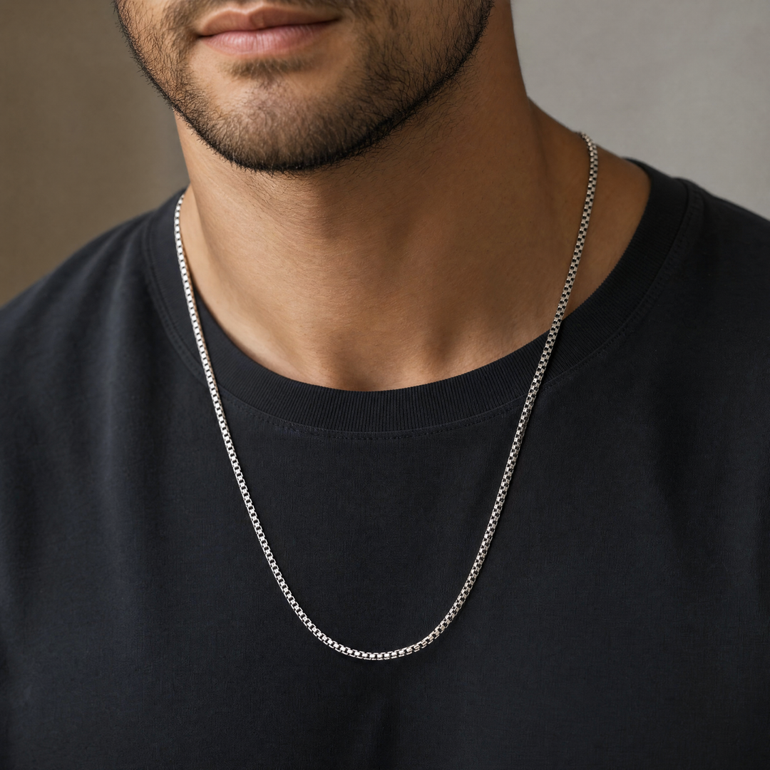 Sterling Silver 3.6MM Box Chain Necklace by David Yurman