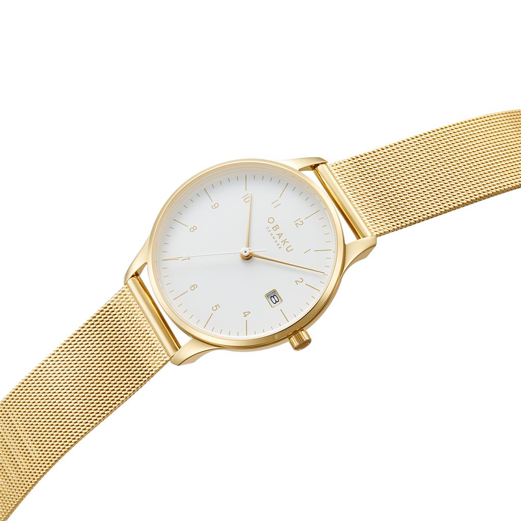 Gold Plated Chia Lille Gold Women's Watch by Obaku