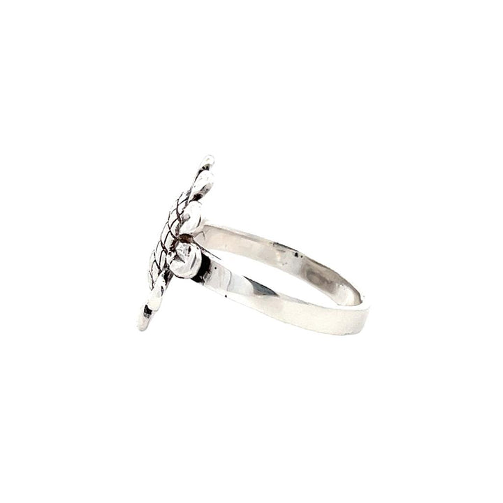 Estate Sterling Silver Sunflower Ring