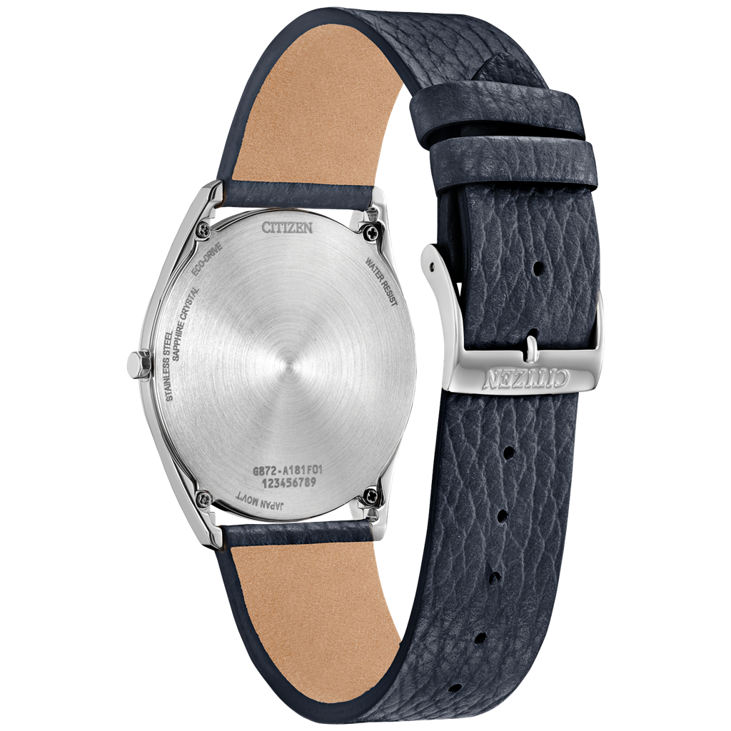 Stainless Steel Eco Drive Blue Dial Suratto Watch by Citizen