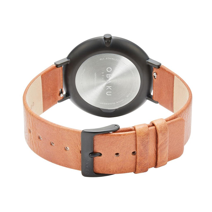 Stainless Steel Folie Tawny Men's Watch by Obaku