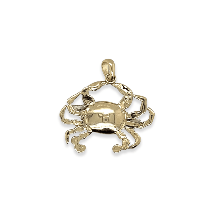 14K Two Tone Gold 0.58CTW Diamond Crab Pendant