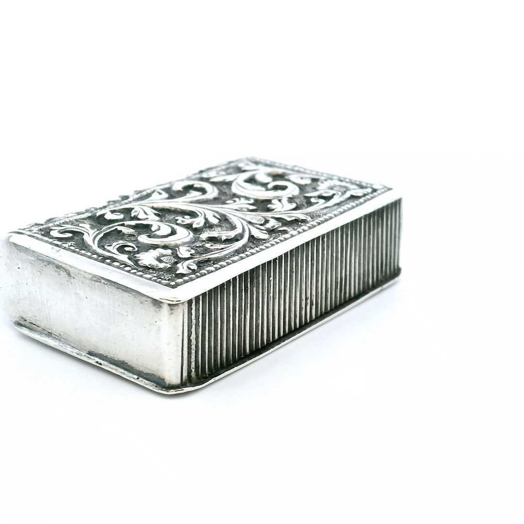 Estate Victorian Sterling Silver Matchbook Case