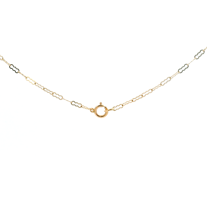 Estate 14KT Yellow Gold Black Onyx Station "Y" Necklace, Vintage