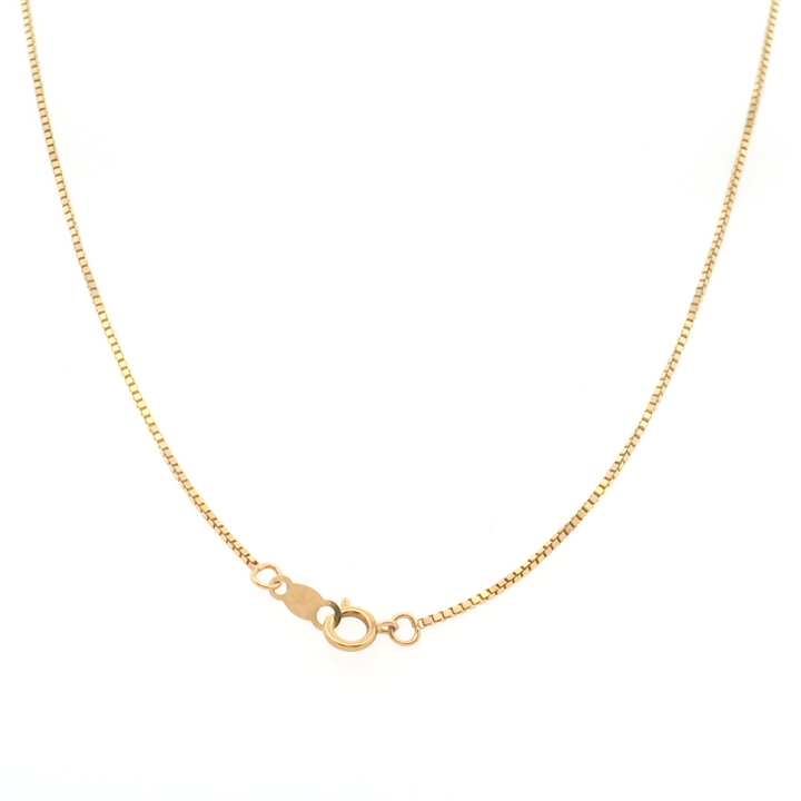 Estate 14KT Yellow Gold Diamond, Enamel & Pearl Pendant Necklace