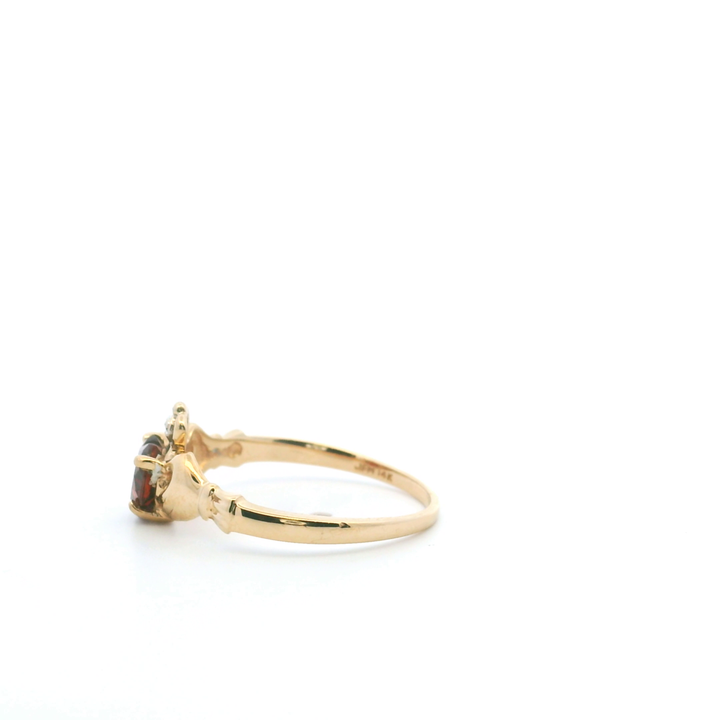 Estate 14KT Yellow Gold Claddagh Ring