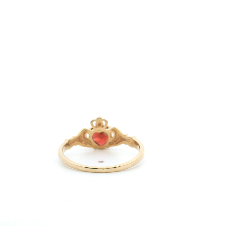 Estate 14KT Yellow Gold Claddagh Ring