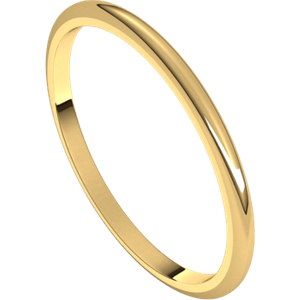 Gold Wedding Bands  -  Women'