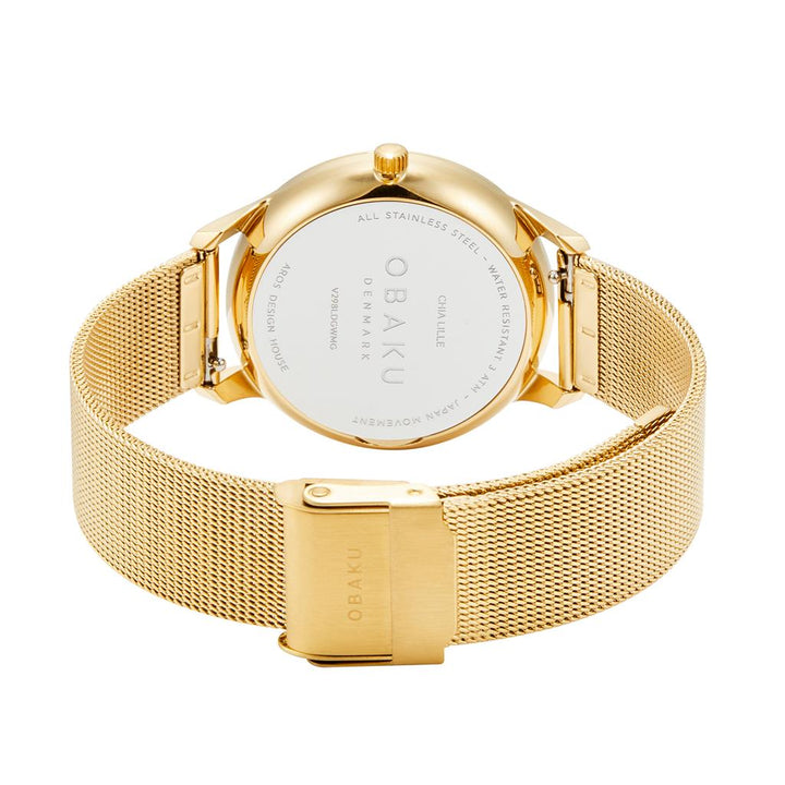 Gold Plated Chia Lille Gold Women's Watch by Obaku