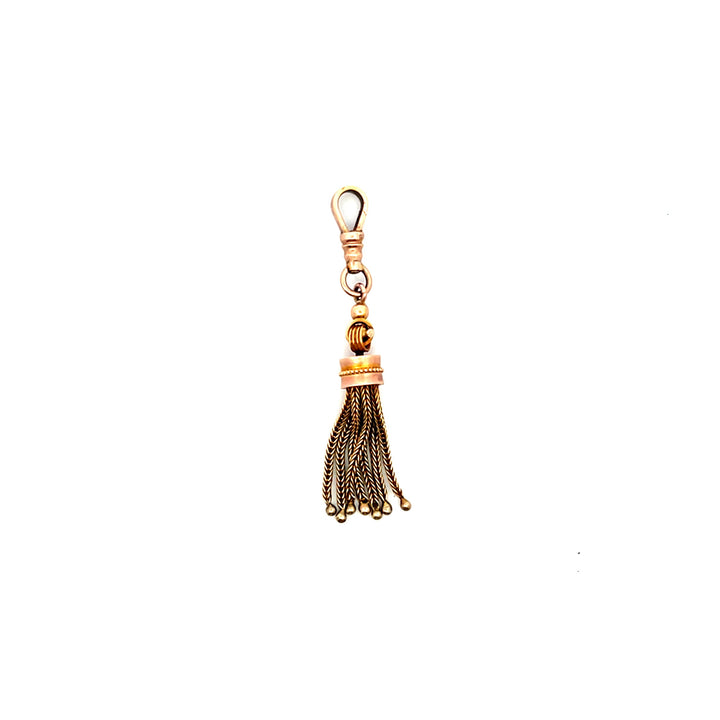 Estate Gold-Filled & 10K Victorian Tassel Pendant/Charm