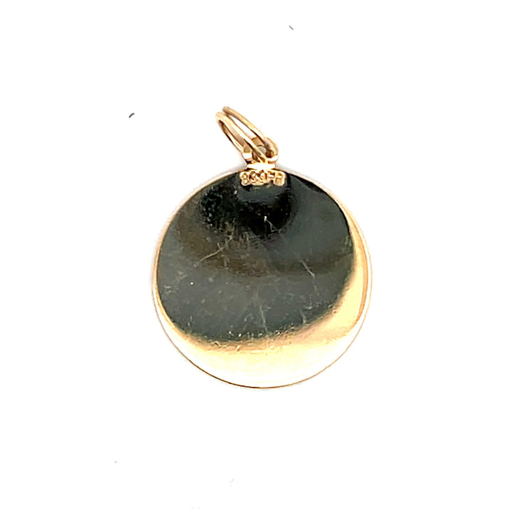 Estate 14K Yellow Gold Libra Zodia Charm