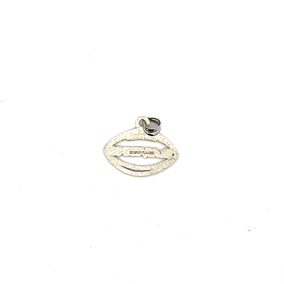 Estate Sterling Silver Baltimore Ravens Football Charm, Contemporary